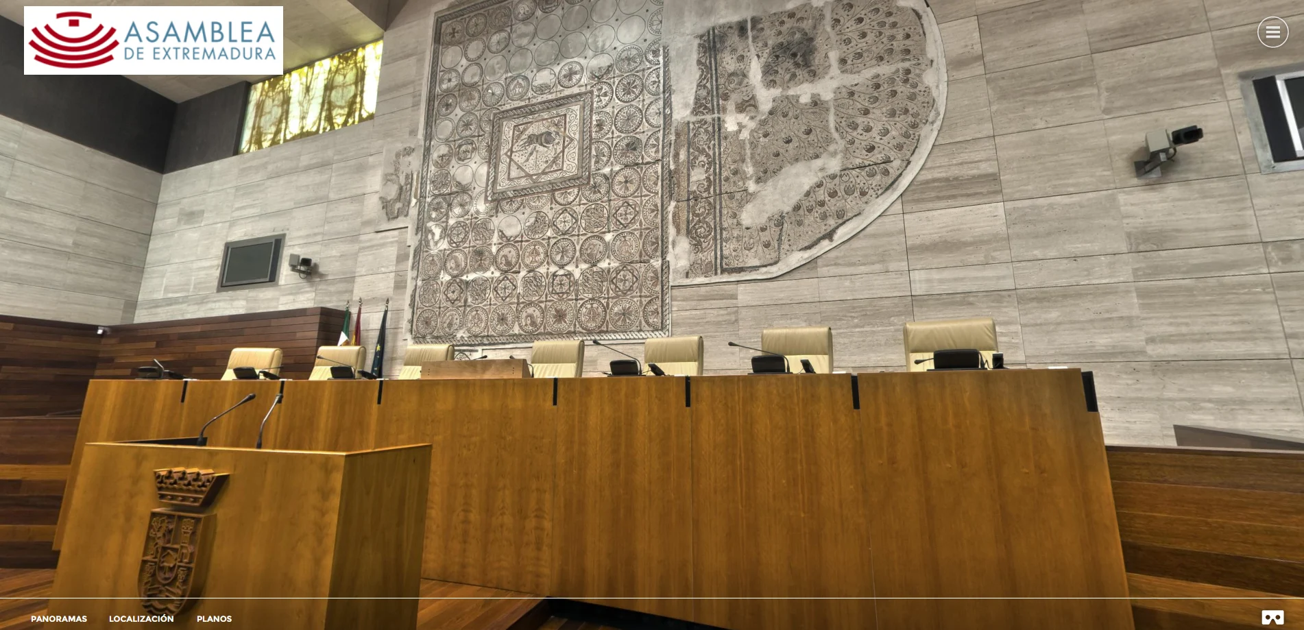 Tour virtual 360º de la Asamblea de Extremadura